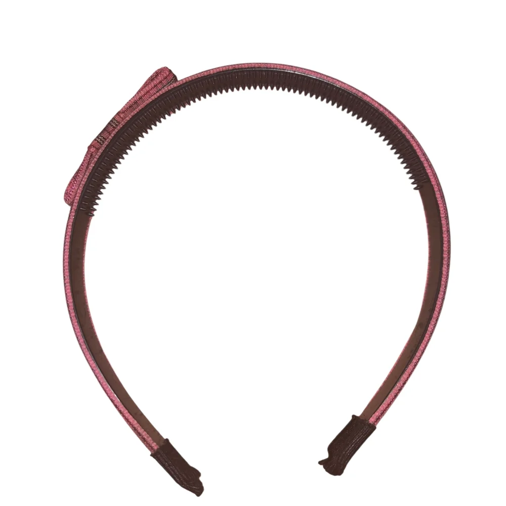 Pink Plaid‎ Headband